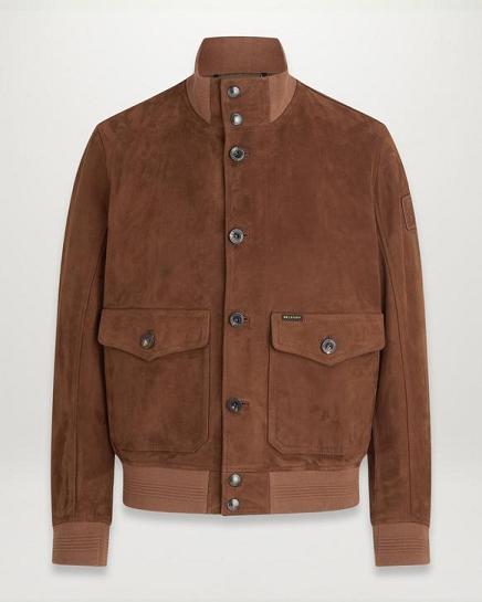 Veste En Peau De Mouton Belstaff Homme Ryedale Orange Soldes PU0162897